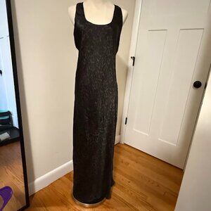 Banana Republic Racerback leopard maxi dress